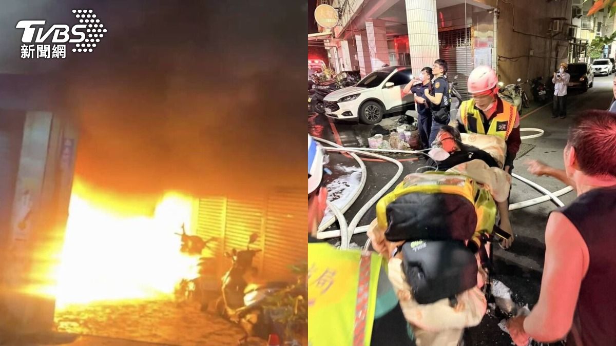 彰化嚴重火警!機車起火燒家門口斷逃生路 17人遭嗆醒一度受困