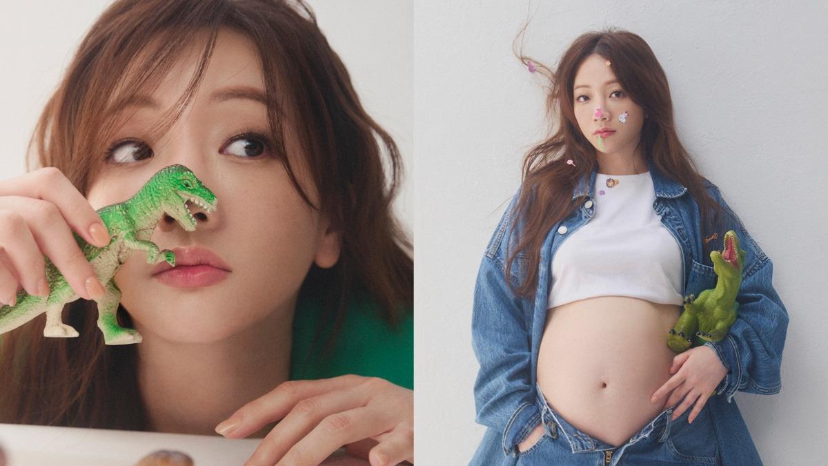 女星挺巨肚升格二寶媽！爆夫妻吵架突出血　老公慌張道歉