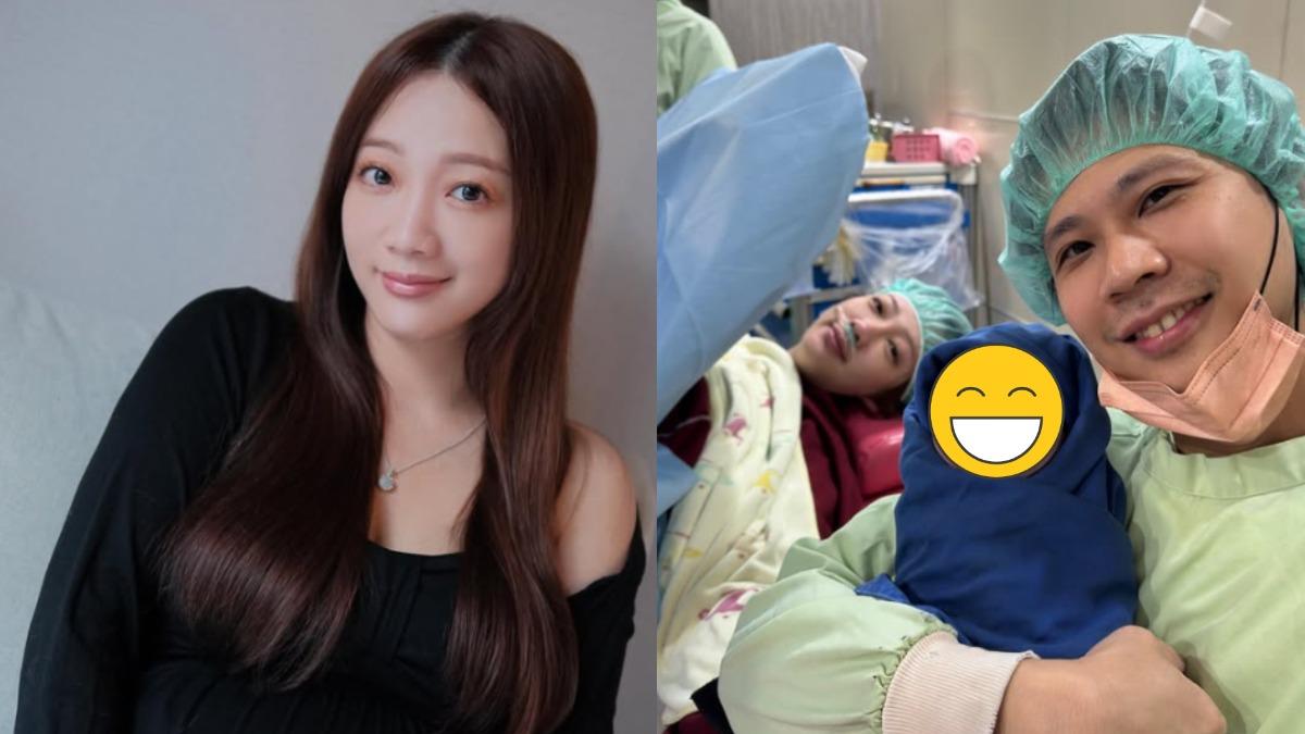 玉兔二寶平安出生! 曬「產房全家福」喜喊:湊成一個好字