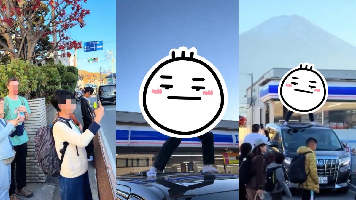 泰網紅富士山車頂裸身熱舞PO網　日泰網友轟丟臉：沒收他護照