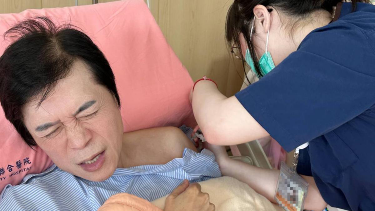 洪榮宏才攝護腺動刀!突曬臥床痛苦照曝近況 喊話:健康畢業