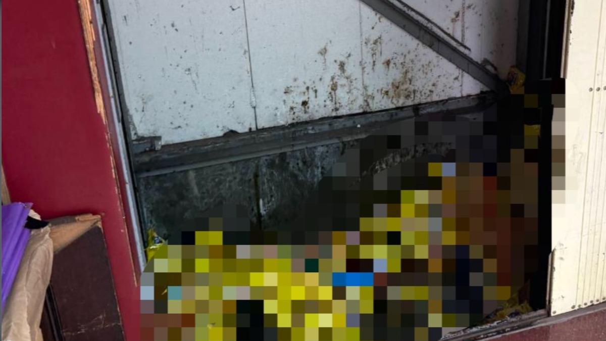 三重信徒搬貨不慎踩空!宮廟5F當場墜落 插管搶救中