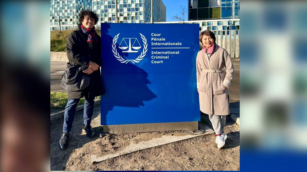 無懼中共通緝令！　沈伯洋現身荷蘭法院嗆聲