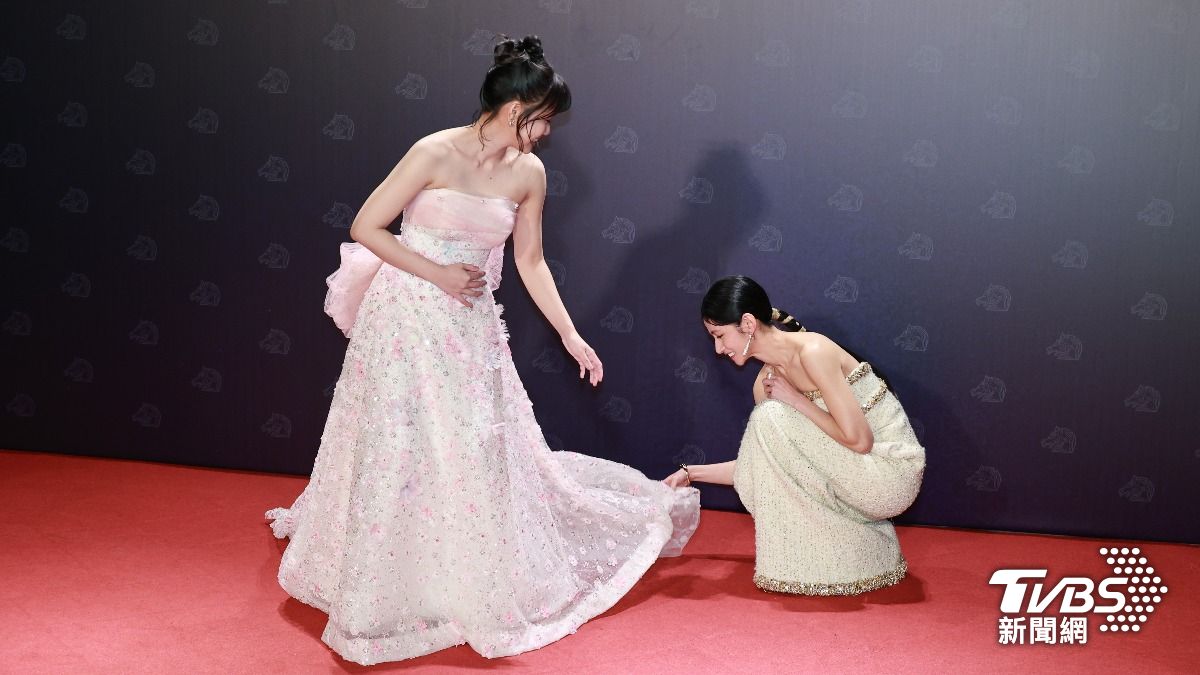 金馬62/李千娜今41歲生日 超暖心!親自蹲下幫忙新演員整理裙擺