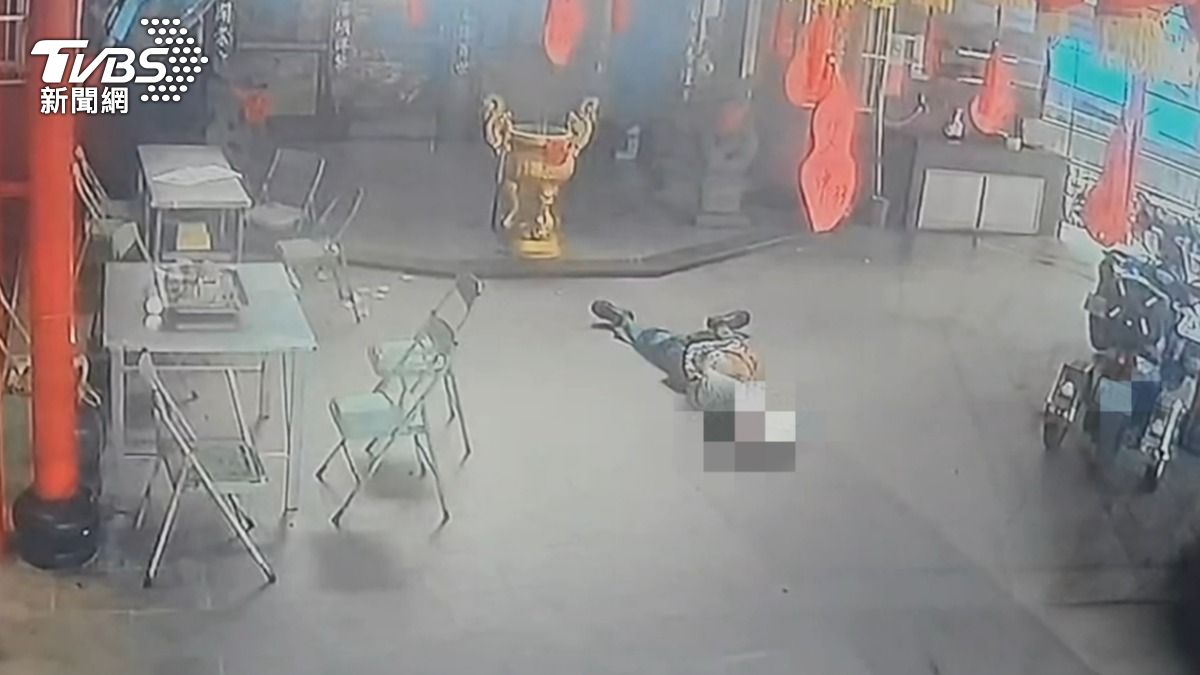 基隆翁進宮廟拜拜「身上鞭炮爆炸」　姪子錯愕：平常沒異狀