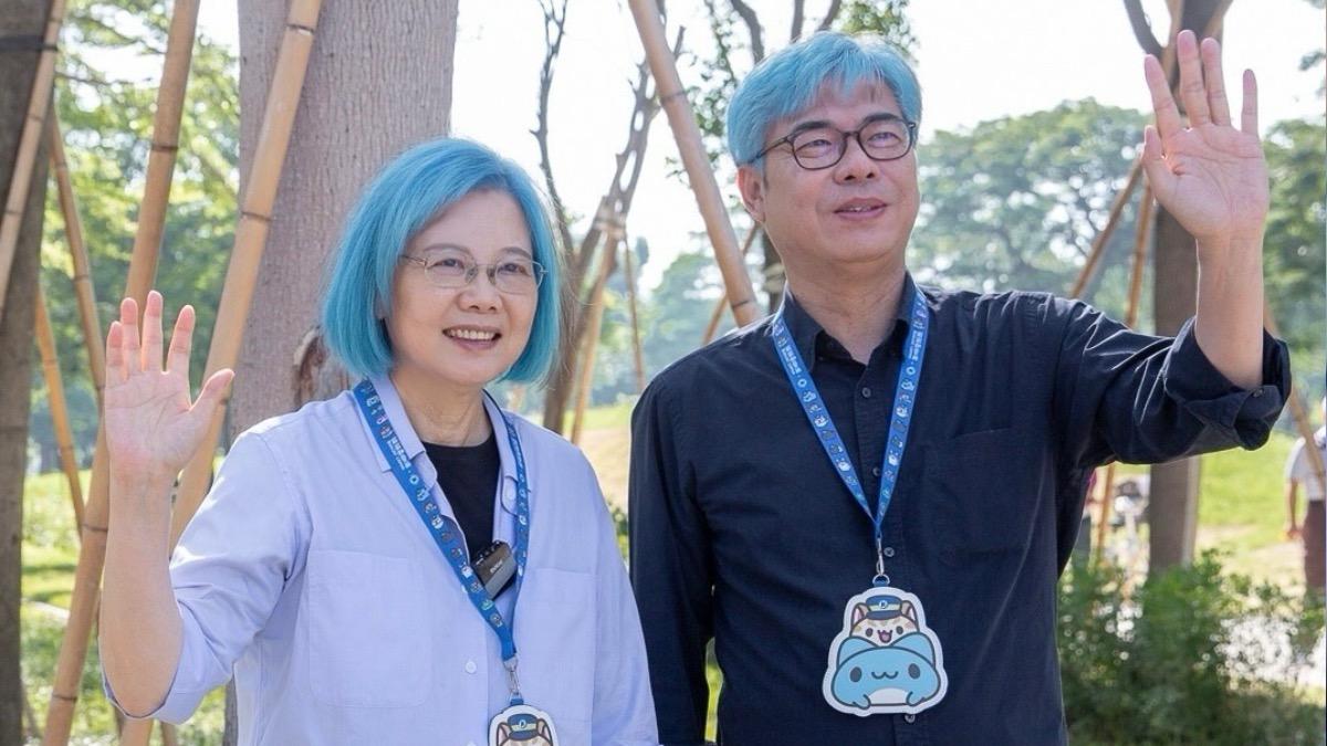 周子瑜等十年！首度回台開唱　蔡英文曬「藍髮照」應援台灣女兒