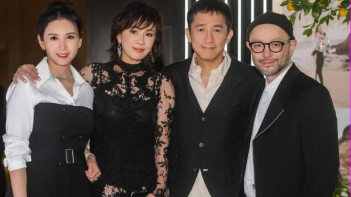 梁朝偉、劉嘉玲來台參加婚宴!星光堪比金馬 邱淑貞、張清芬也在場