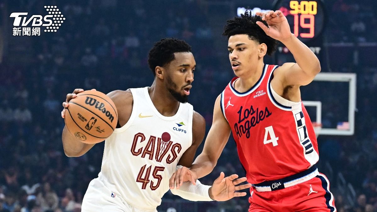 NBA／米切爾單場轟37分！　騎士全隊17記三分擊沉快艇