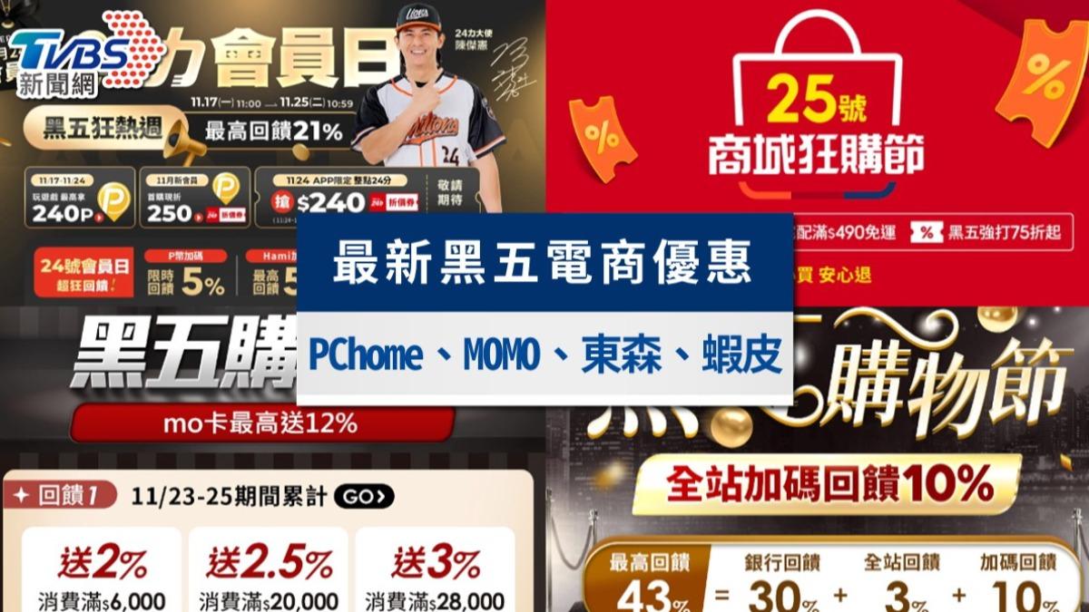 2025黑色星期五電商優惠》PChome、momo、蝦皮折扣與信用卡回饋總整理