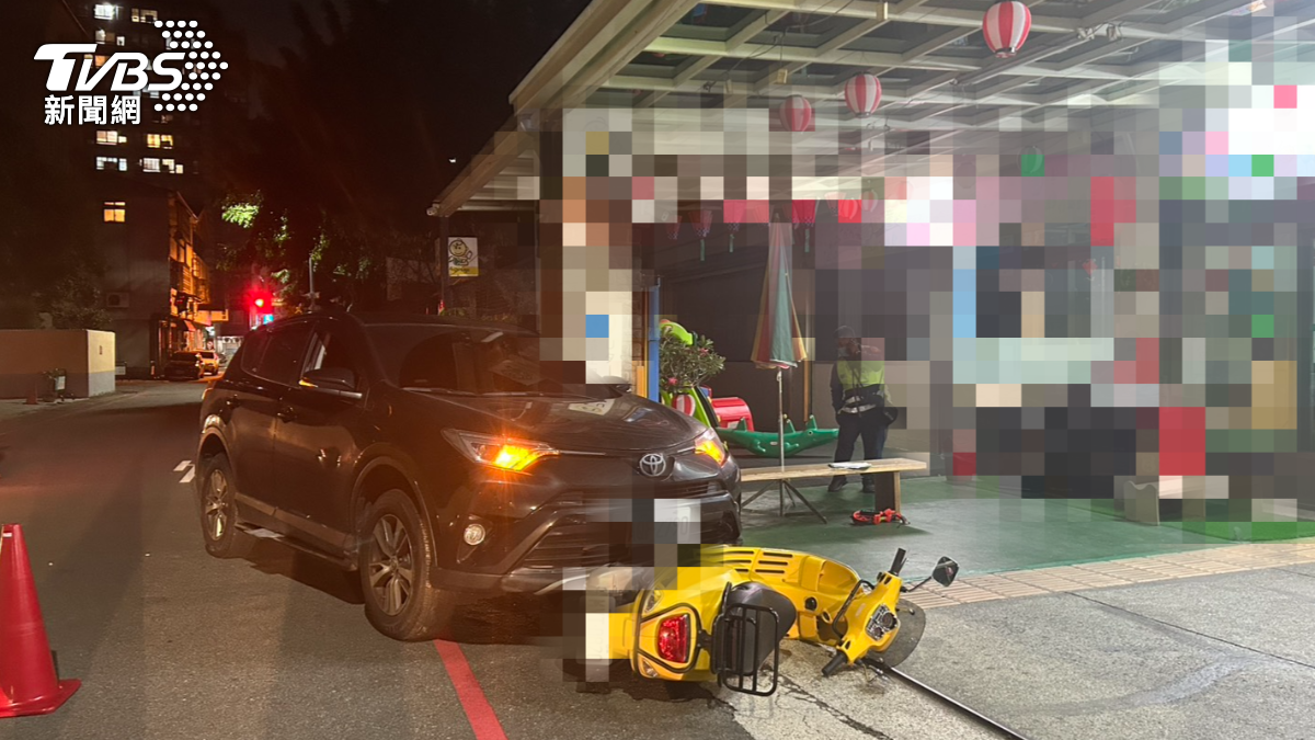 台中夫妻接小孩「尪疑病發無心跳」 休旅車衝撞幼稚園前女子