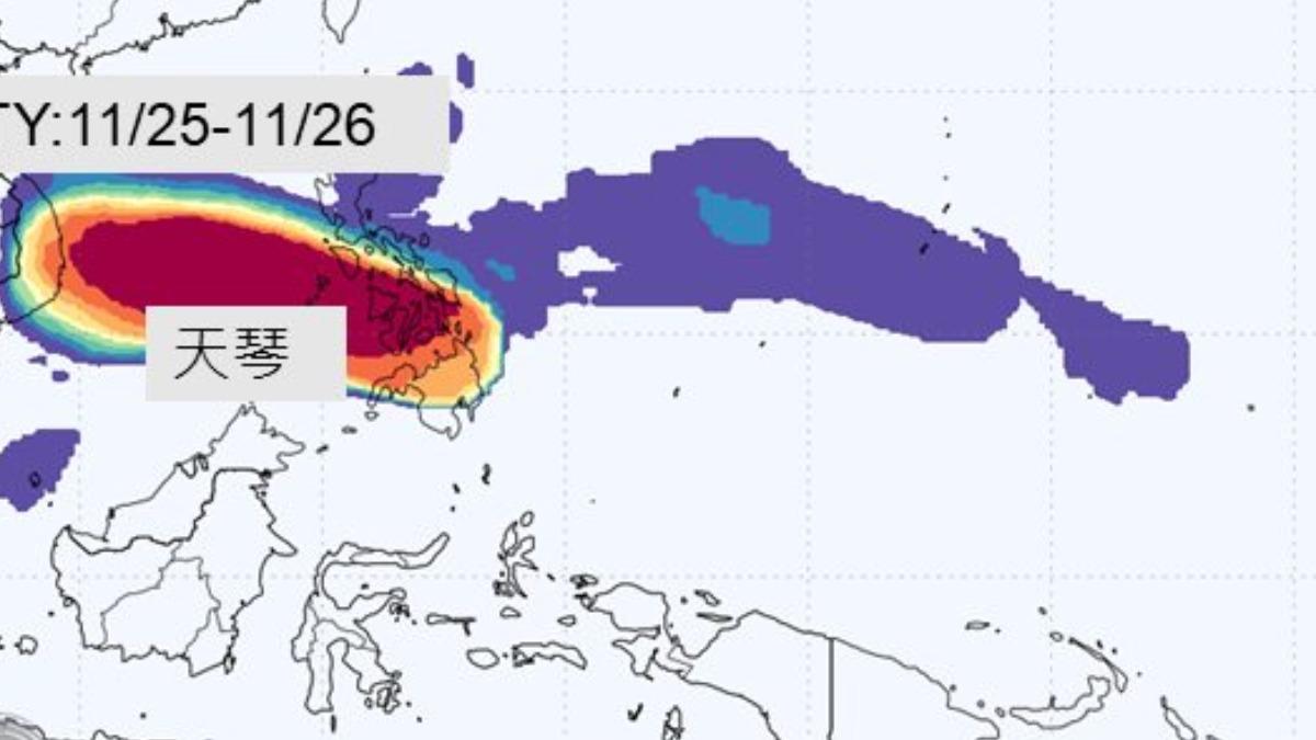天氣／12度低溫要來了！專家揭急凍最冷時間　天琴颱風最新路徑