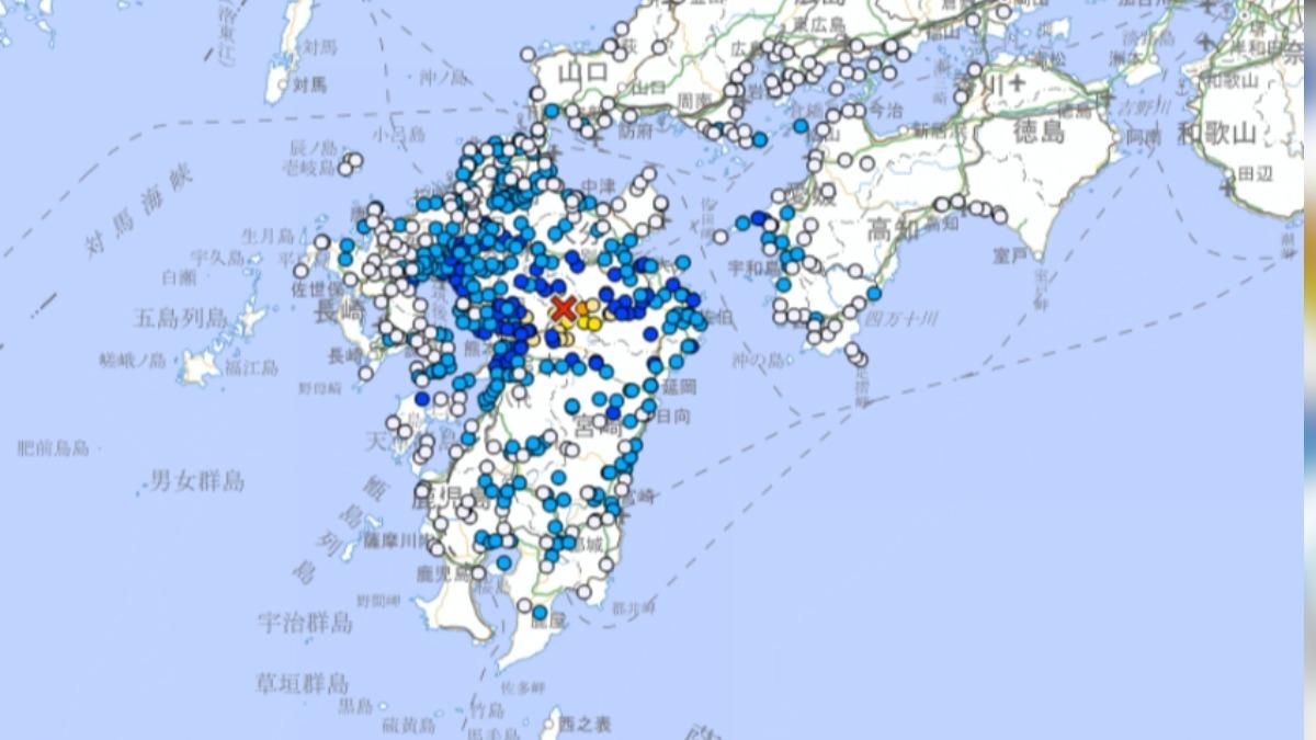 快訊／日本熊本規模5.7地震！最大震度5強