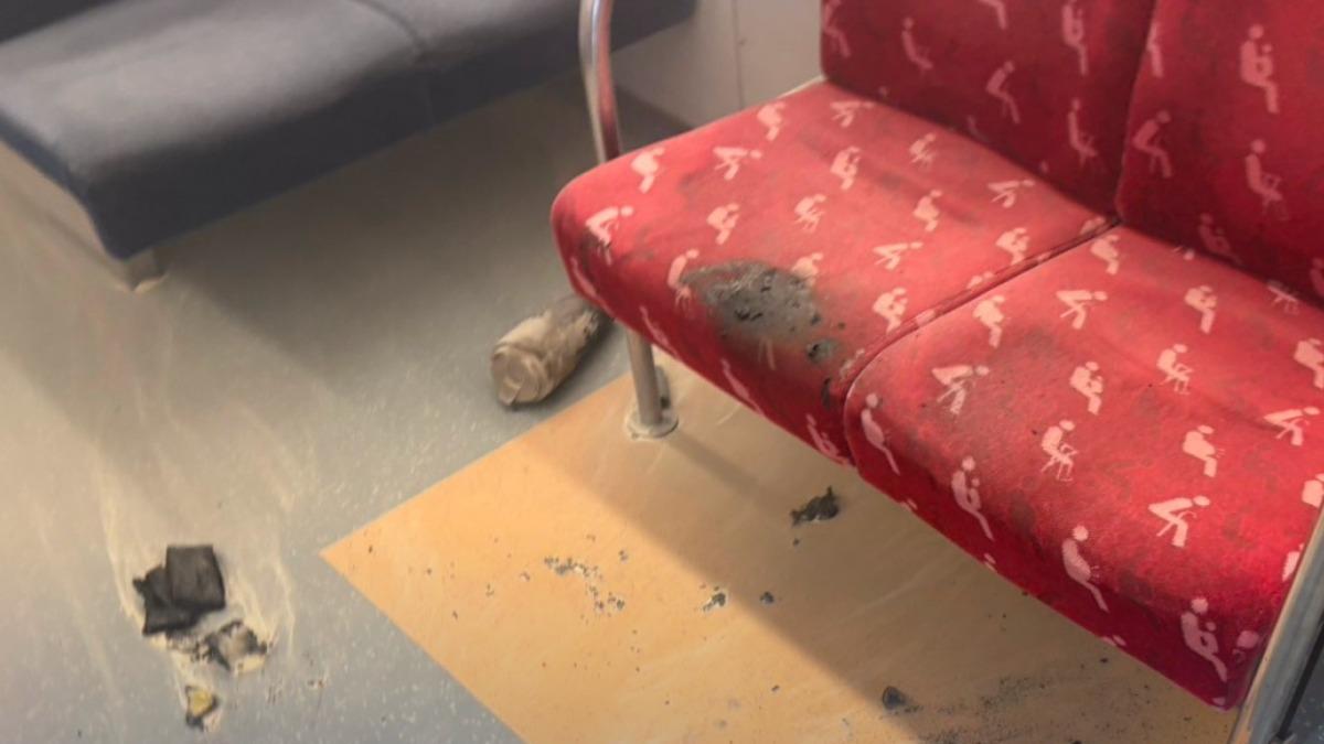 行動電源爆炸「車廂座椅遭燒毀」！台鐵曝現場慘況：恐向旅客求償