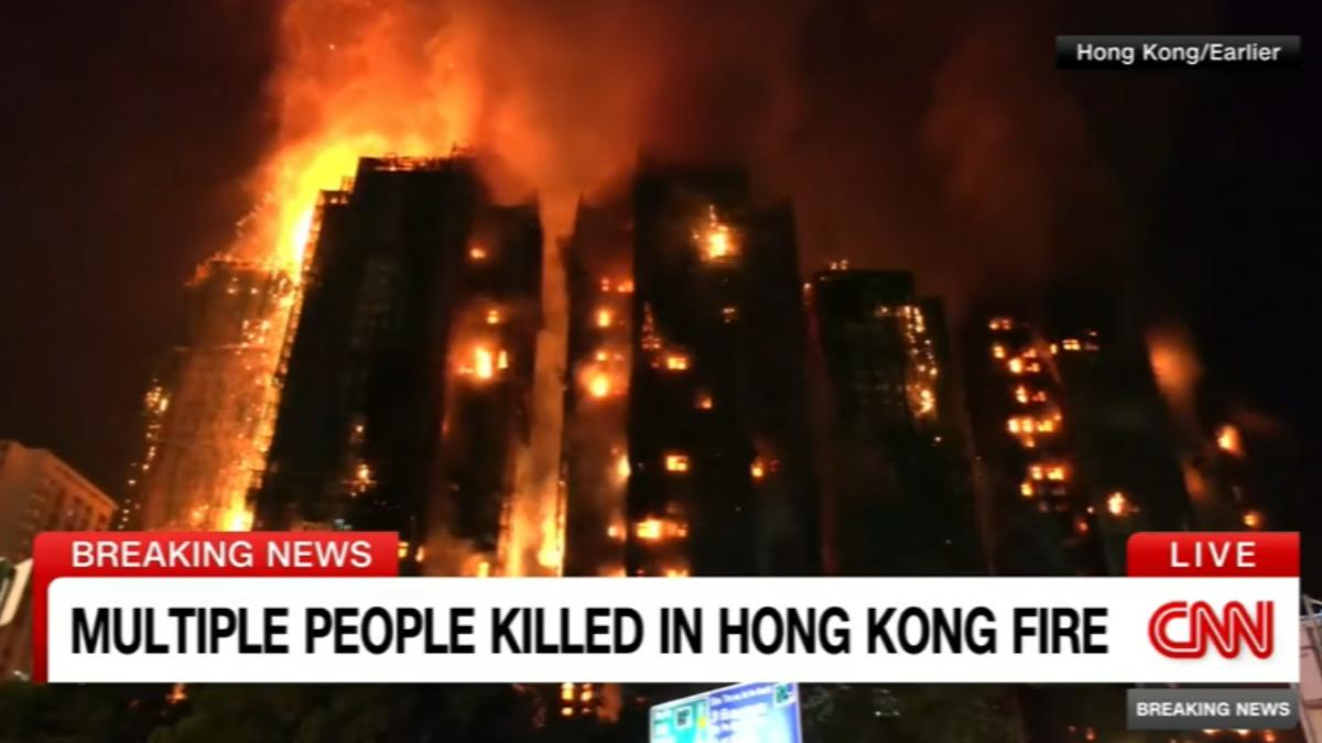 惡火擊香港「宏福苑」　樓齡42年　整修未設防火棚架圍網？　原因待查