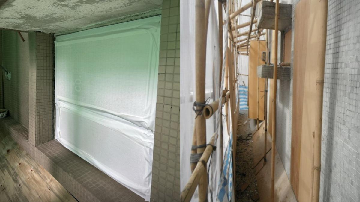 香港大火／消防指易燃發泡膠蓋窗不尋常　承建商曾稱防石擊窗