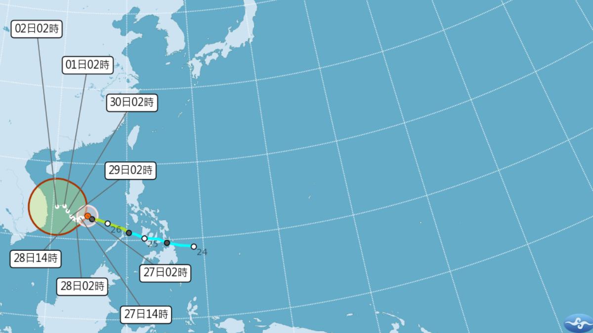 天氣／再忍1天！週末迎好天氣　中颱「天琴」路徑曝