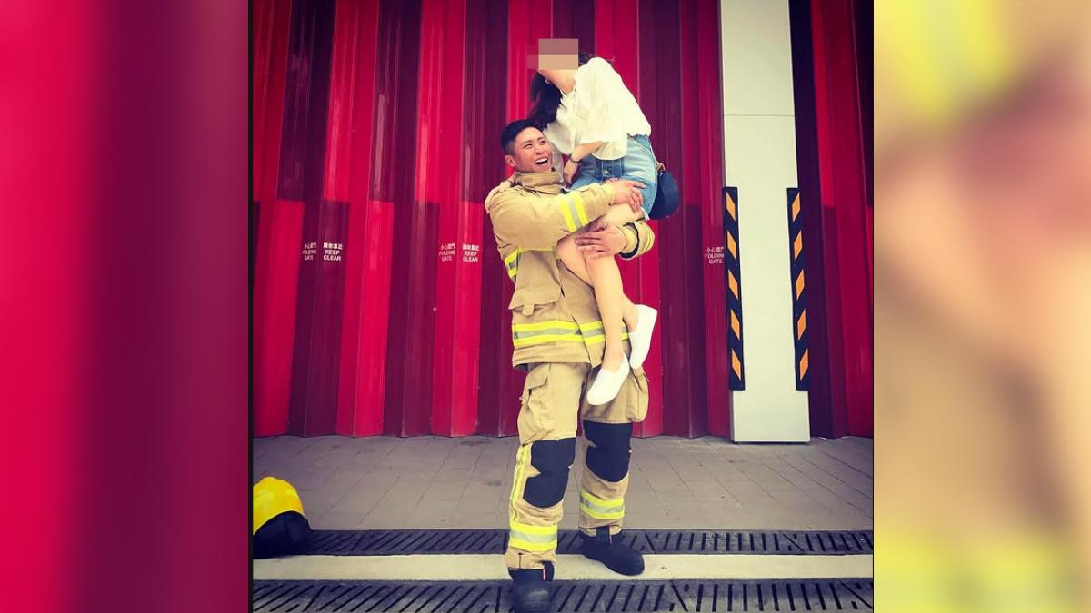 香港大火／殉職消防員何偉豪原下月結婚　10年女友悲喊：想再牽你的手