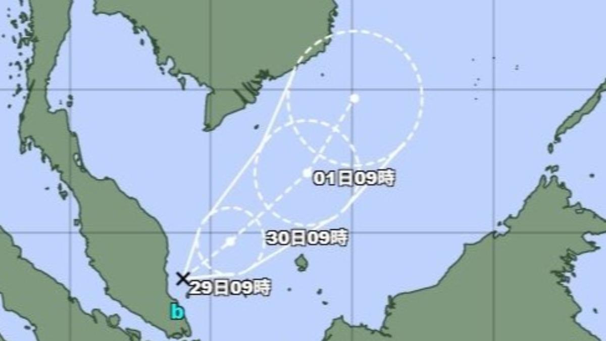 又有熱帶低壓!日本氣象廳曝路徑:最快明早生成洛鞍颱風