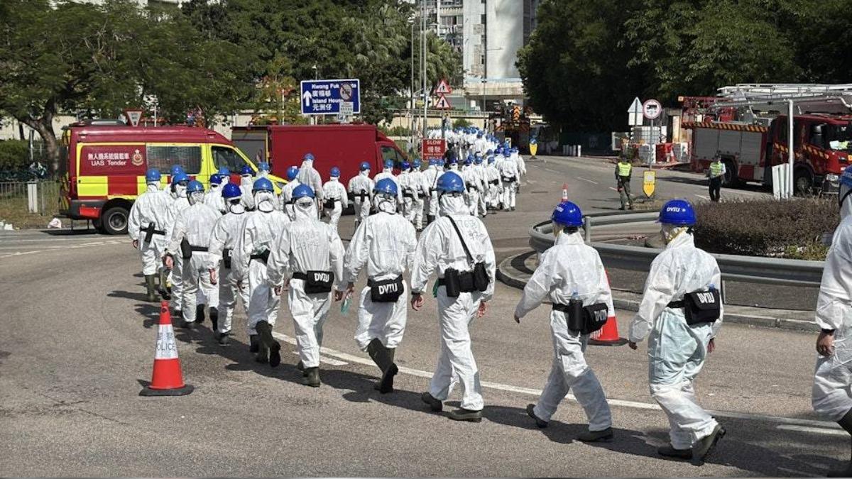 香港大火／600名DVIU科學辨認遺體　蒐證調查估3至4週
