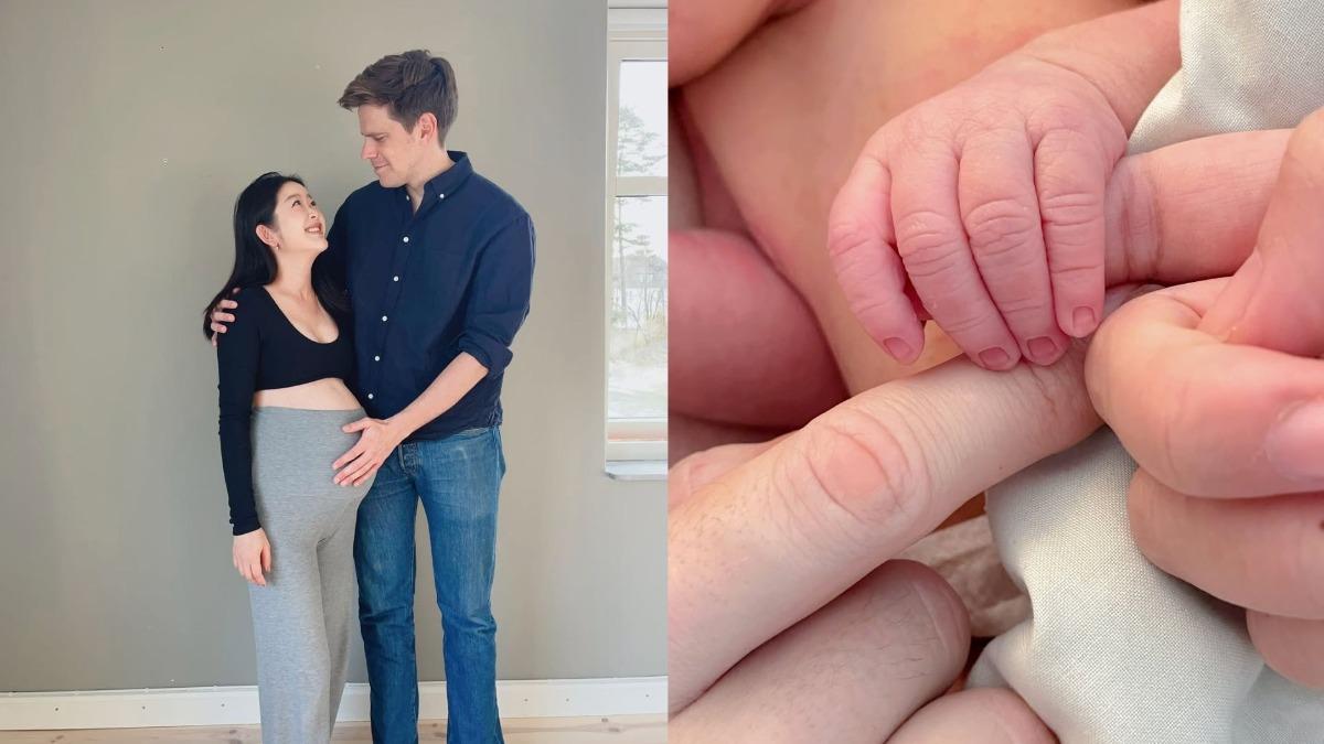 美妝YTR查理生了！甜握「寶寶小手」：歡迎來到這個世界