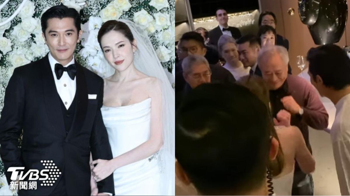 許瑋甯、邱澤婚禮李安也有來！　「俏皮學新娘跳舞」萌翻畫面曝光