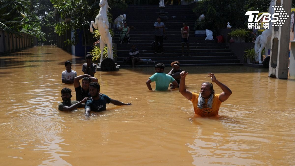 氣旋肆虐斯里蘭卡增至334死　2004海嘯後最慘重天災