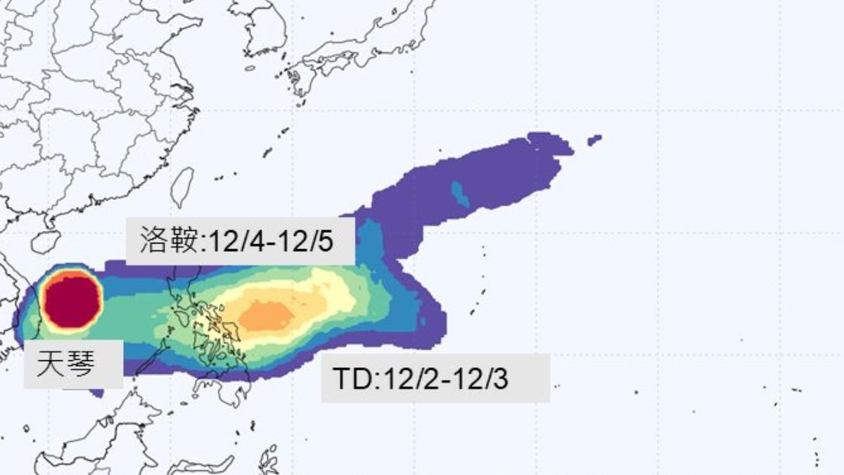 12月還有颱風!「洛鞍」可能路徑曝 賈新興:最快週四生成