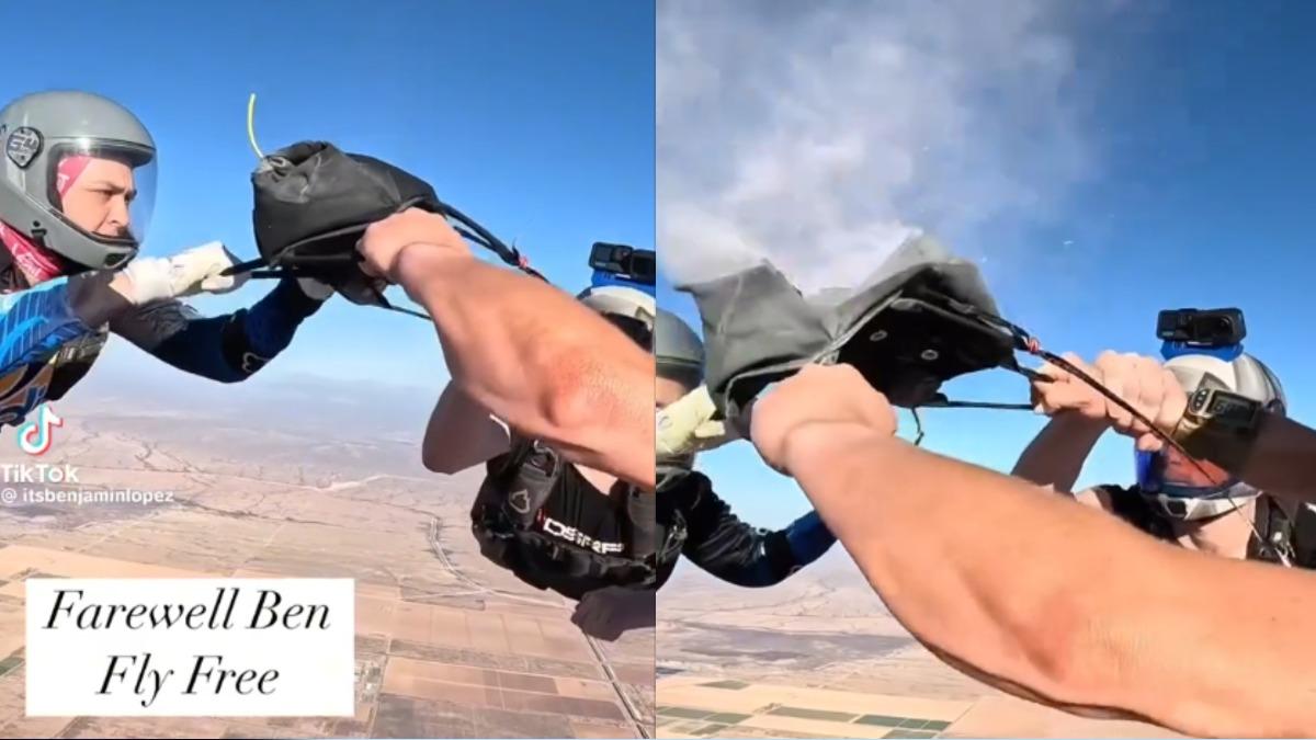 跳傘灑好友骨灰片爆紅　網開「地獄列車」台灣人也現身