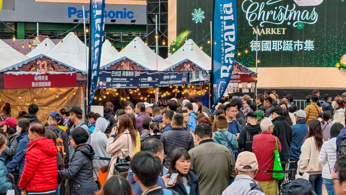 德國耶誕市集暖心開張　節慶樂曲手作幸福相映