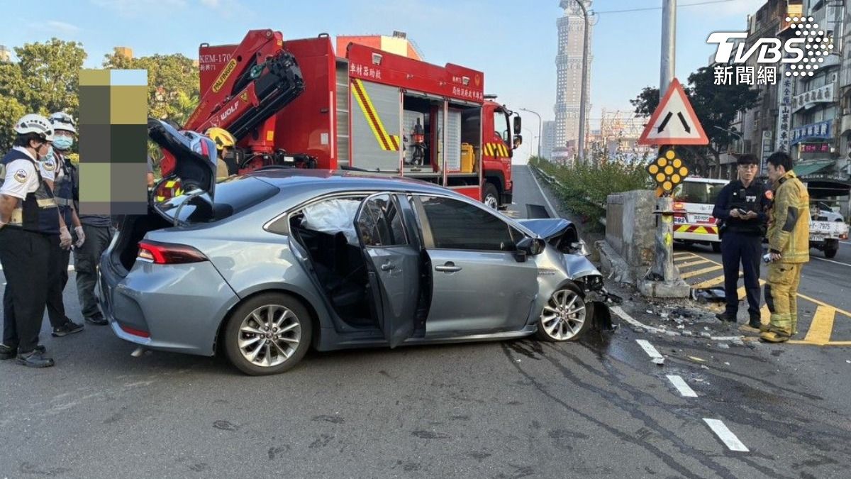 酒駕女租車自撞！肇事後「負傷拔腿狂奔」　落網辯：回家才喝
