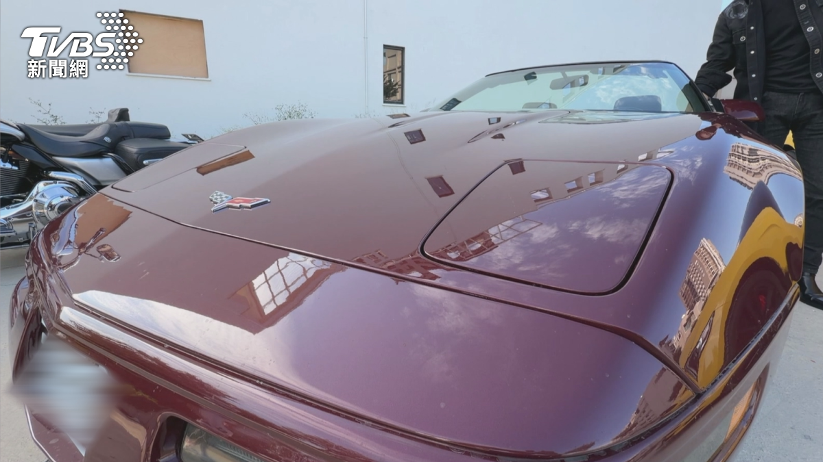 獨／古董跑車現蹤　corvette c4 40周年款　全台剩他可上路