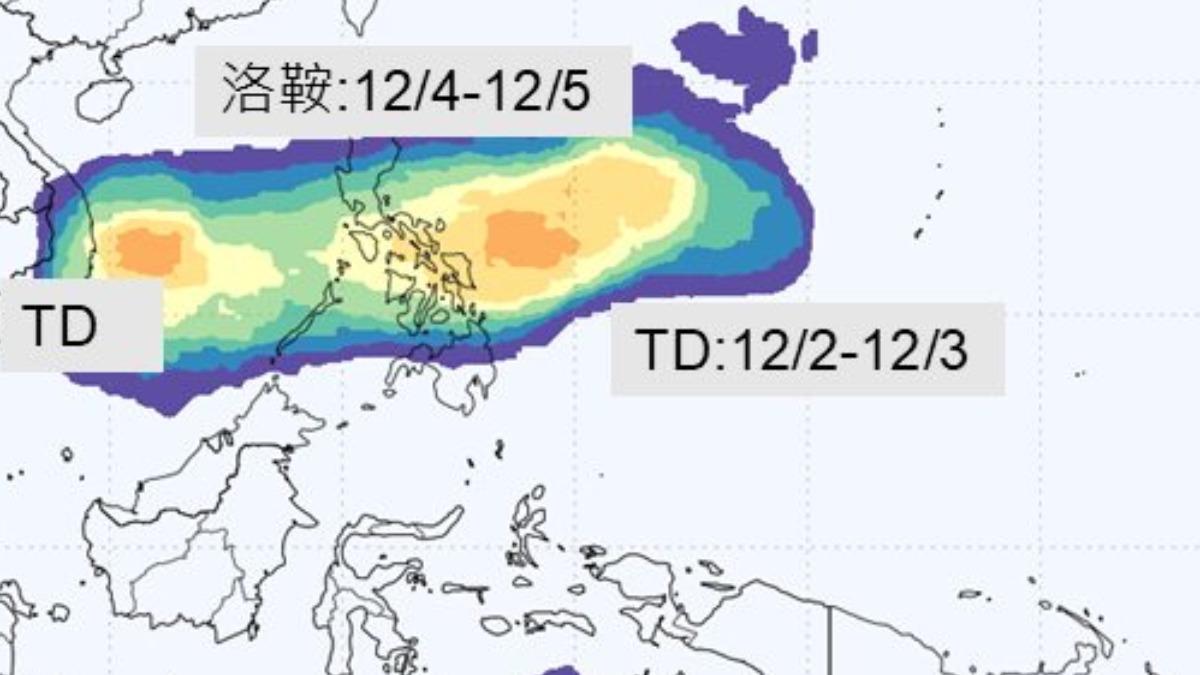 天氣/洛鞍颱風最新路徑!連3波冷空氣襲台 這天12度急凍