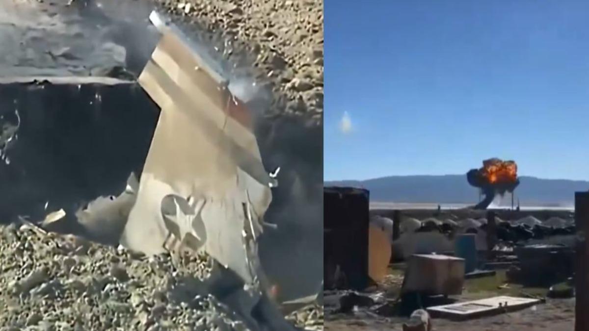 美空軍F-16C戰機南加州墜毀 見濃煙火光