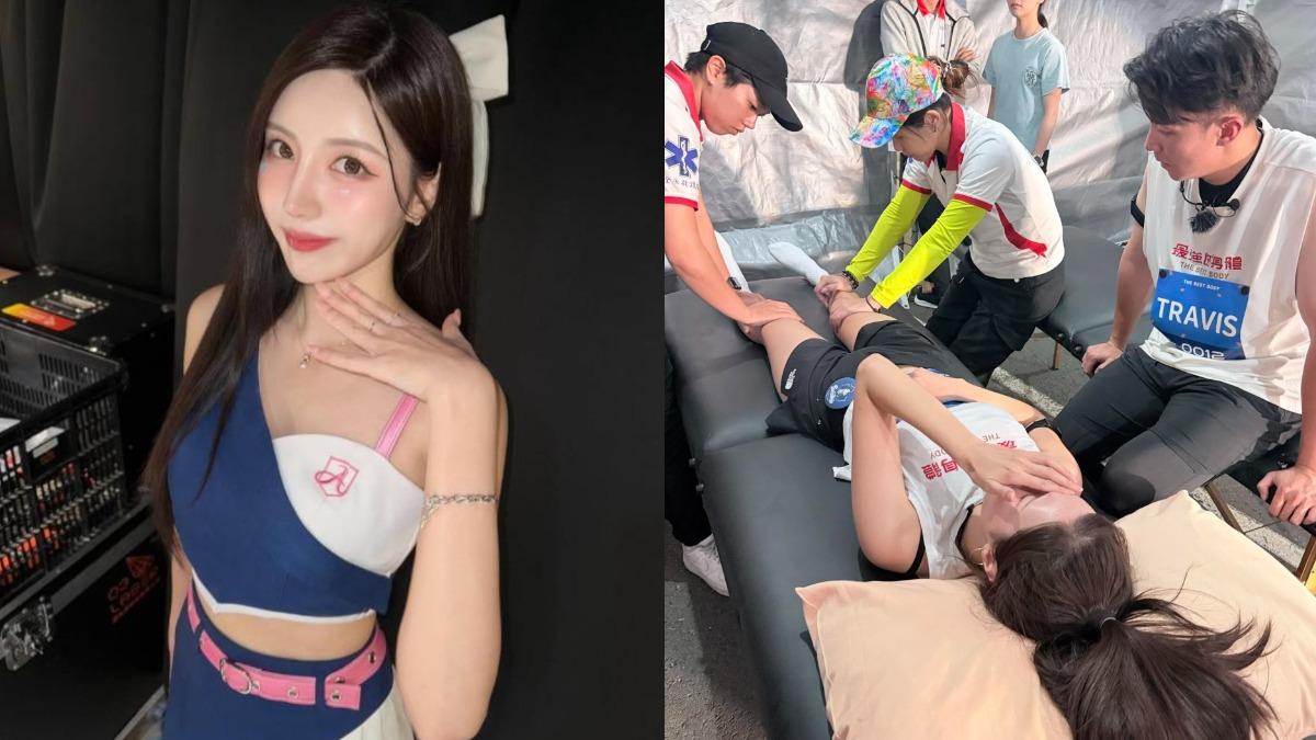 韓籍啦啦隊出事了!錄影到一半「倒下動不了」 急送醫護站救治