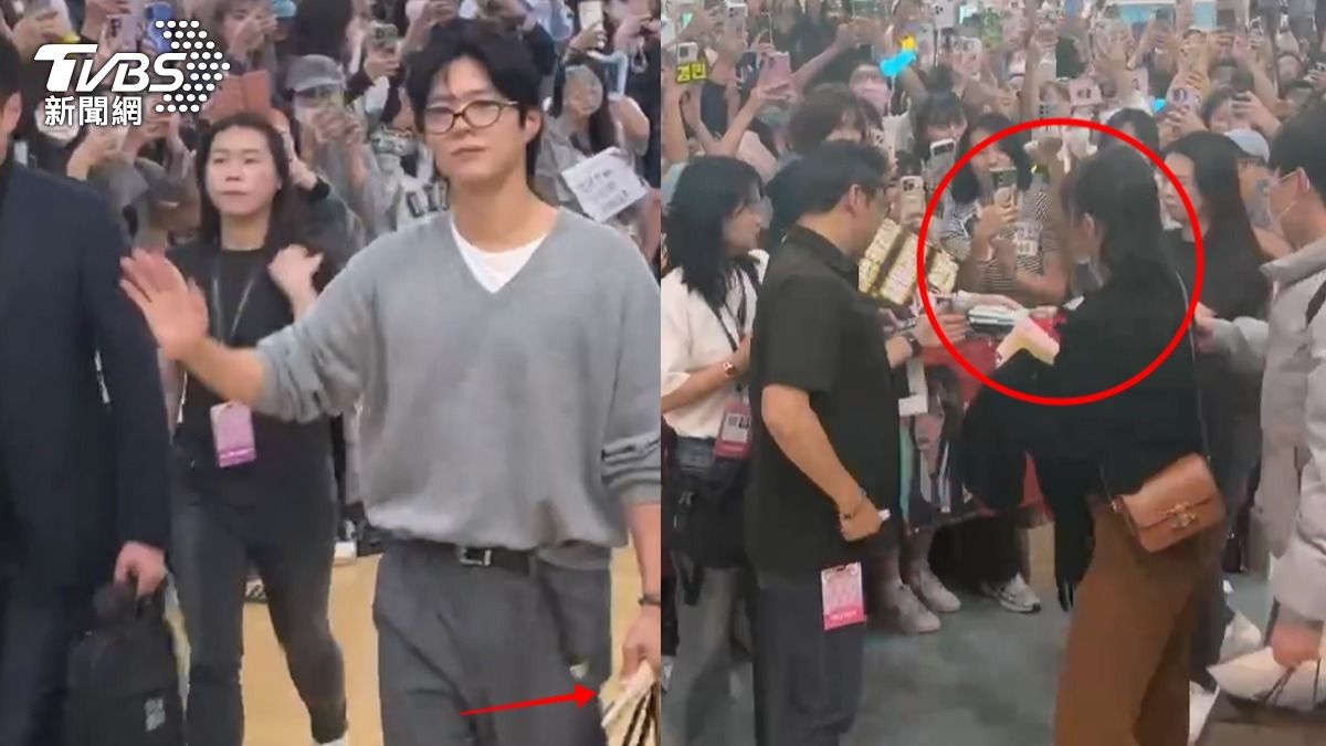 小港直擊／朴寶劍走近粉絲收信、IU狂比愛心　Stray Kids輪椅現身