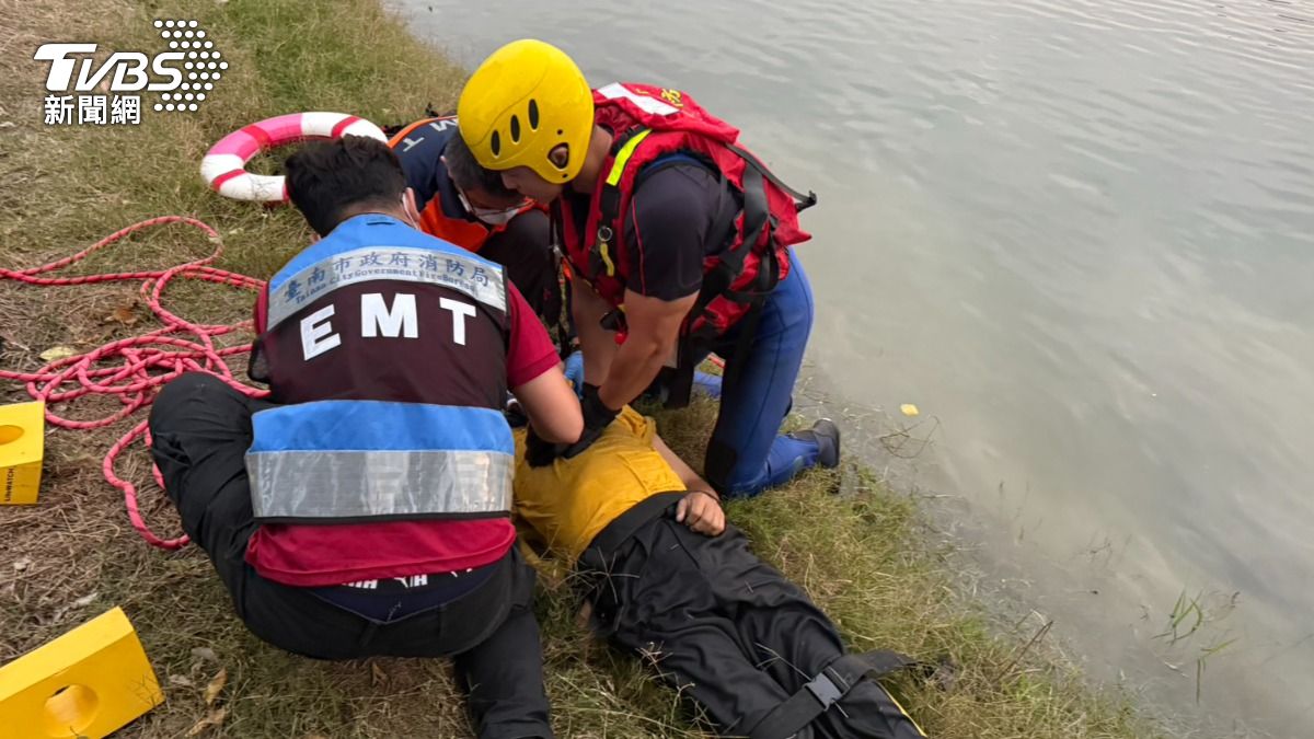 竹筏踩空…台南64歲翁跌3米魚塭 哥目睹急報案仍救不回