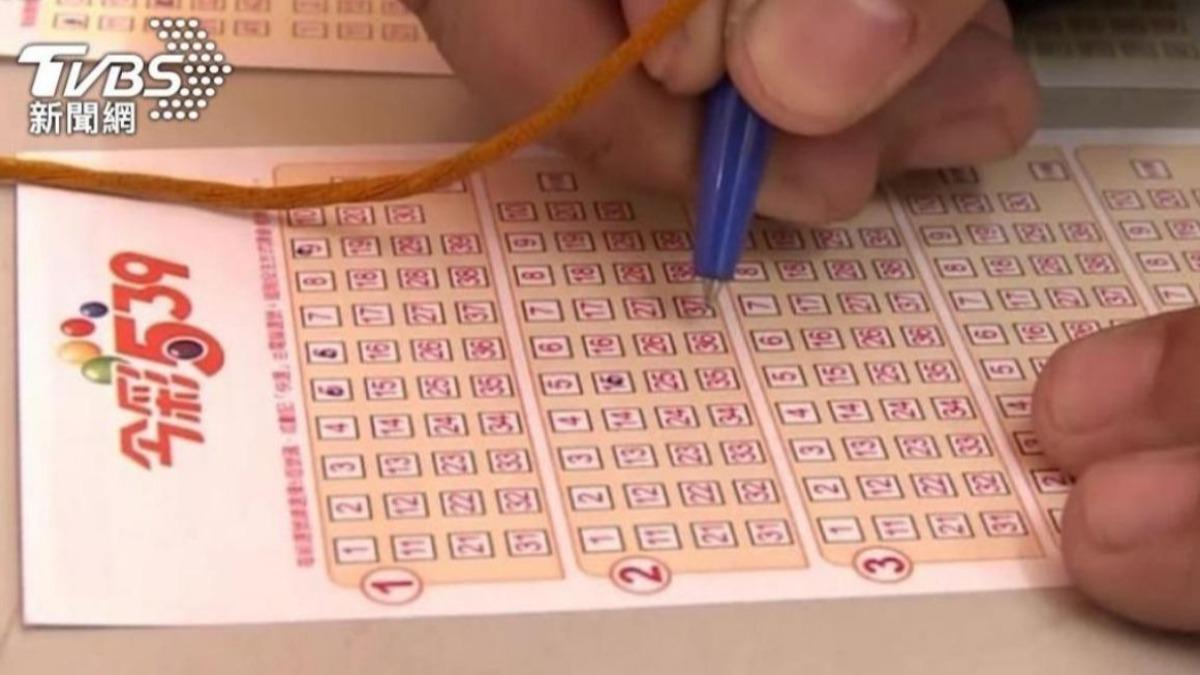 今彩539頭獎800萬！獎落基隆彩券行　幸運兒一注獨得