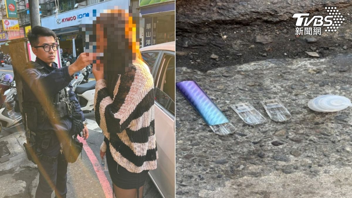 新北駕駛「短裙黑絲」被搜出藏喪屍菸彈　警一查驚覺是男的