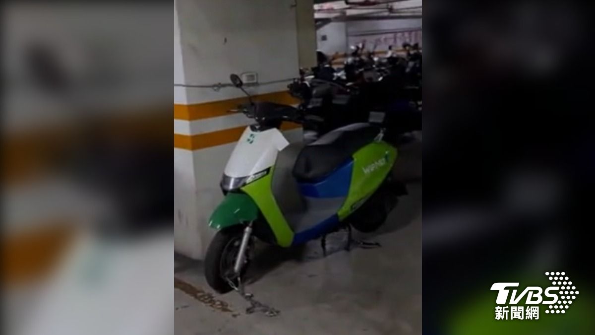 當自家車？　「共享機車」亂停社區B1　男怒：自私