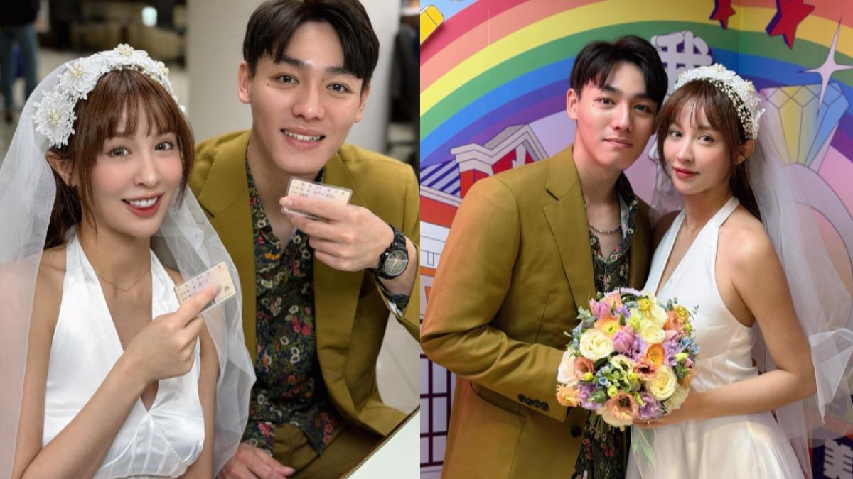 才剛求婚!陳晨威與啦啦隊女神火速登記 啾啾曬身分證甜蜜發聲