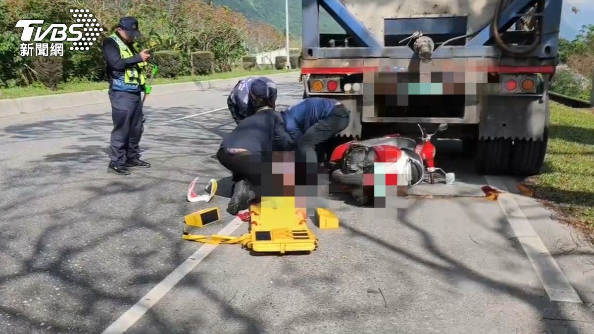 「屎在滾」急臨停!花蓮80歲無照婦撞上曳引車 頭破血流亡