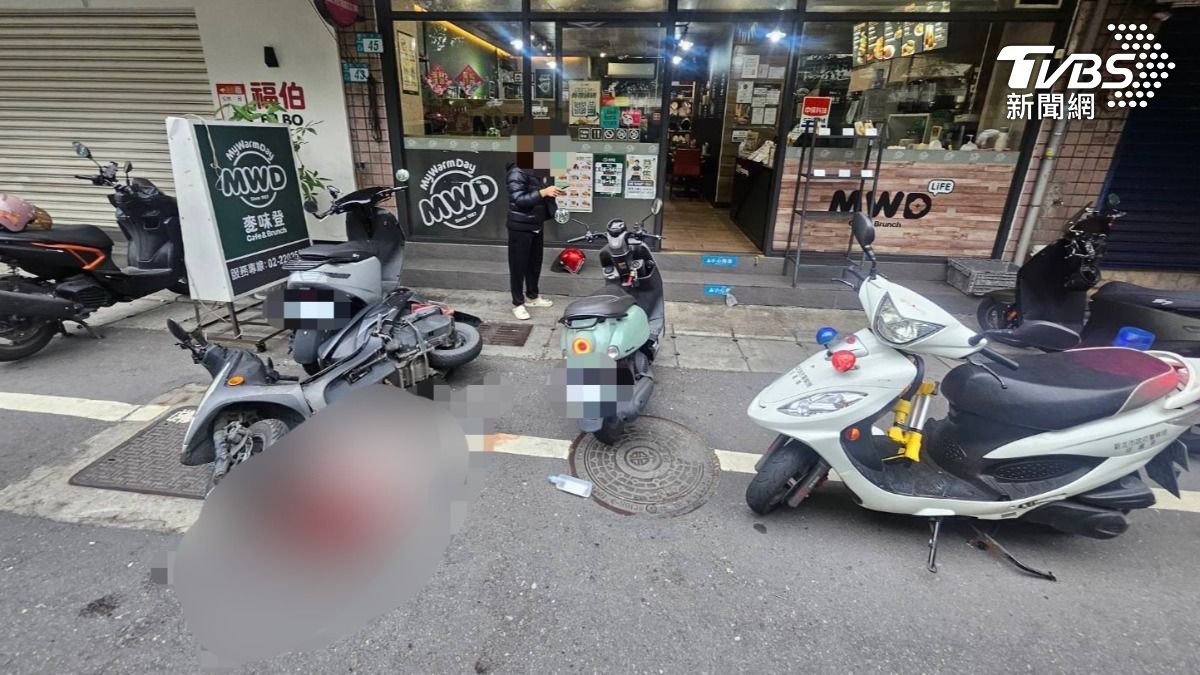為閃違停車!新莊小客車撞女騎士「血濺路面」 4駕駛慘了
