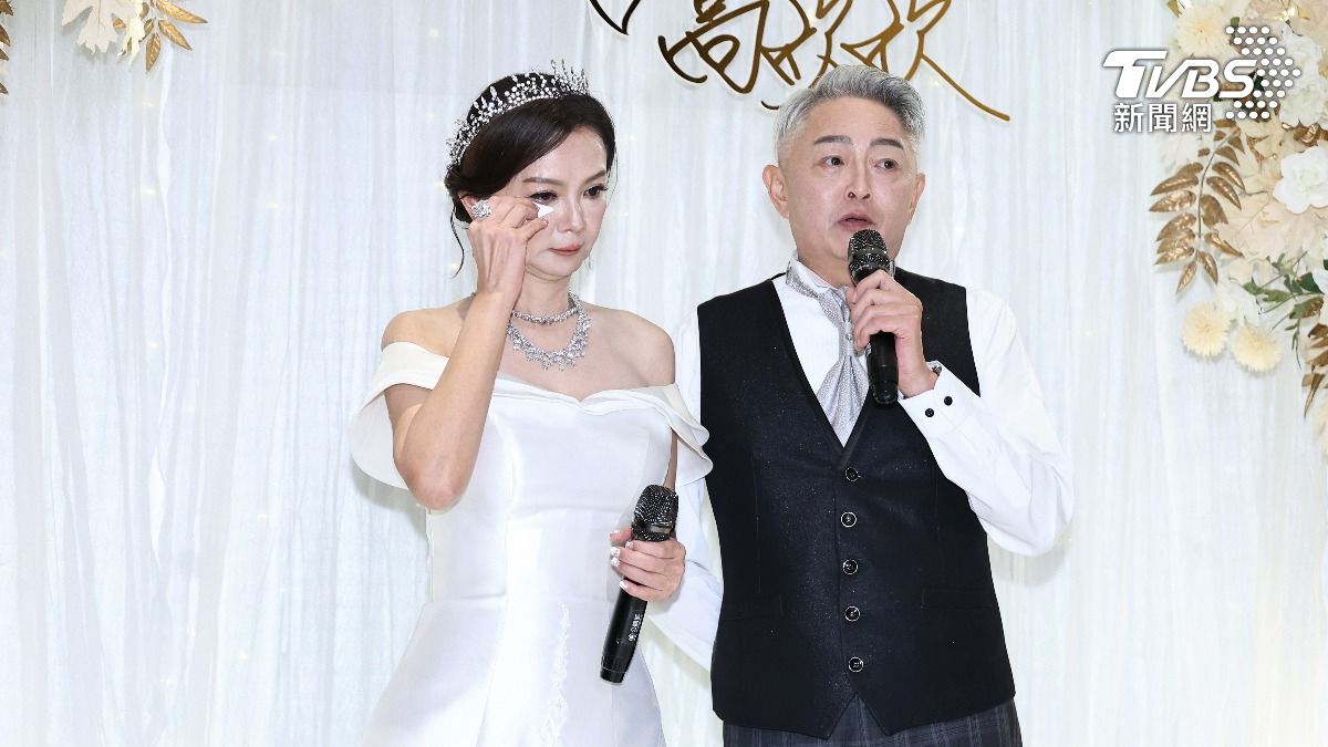 高欣欣（左）、李國超談到已故好友屠穎淚崩。（圖／張哲鳴攝）