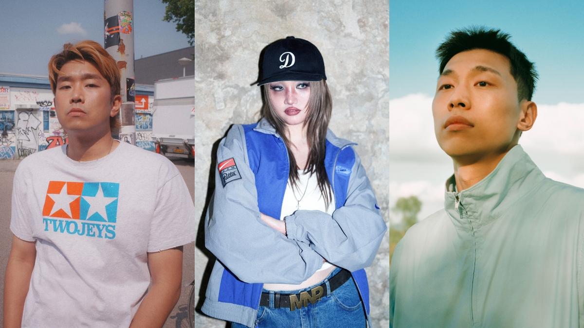 左起為THAMA、SOLE與george。（圖／Billboard Live TAIPEI提供）