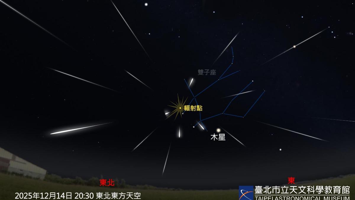 年度天文大秀!「雙子座流星雨」將登場 最佳觀賞、地點一次看