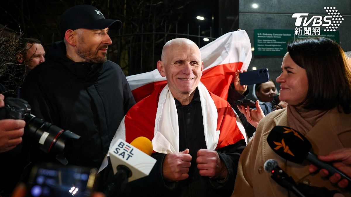 白俄釋放123名囚犯 含2022年諾貝爾和平獎得主