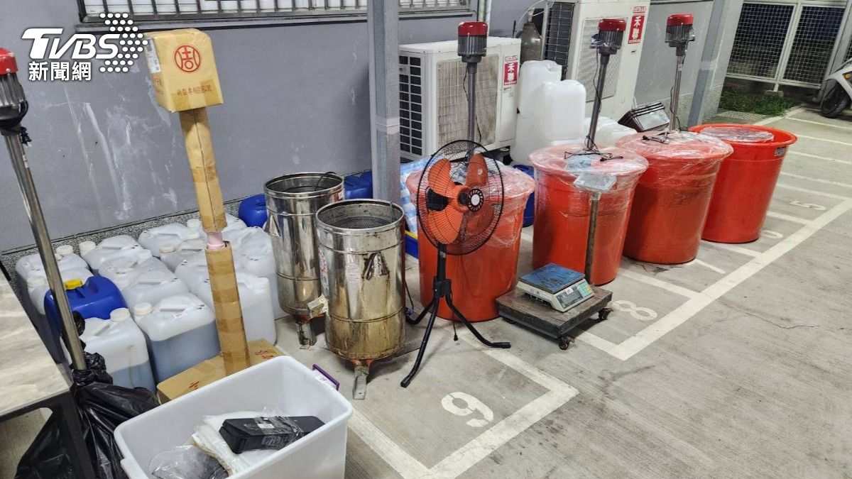 高雄廢棄工寮淪製毒廠!3男狂產毒「市值破億」 警一網打盡