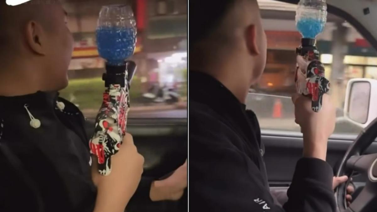 八里「水槍猴」開車沿路噴射路人 遭法辦最重罰5萬4