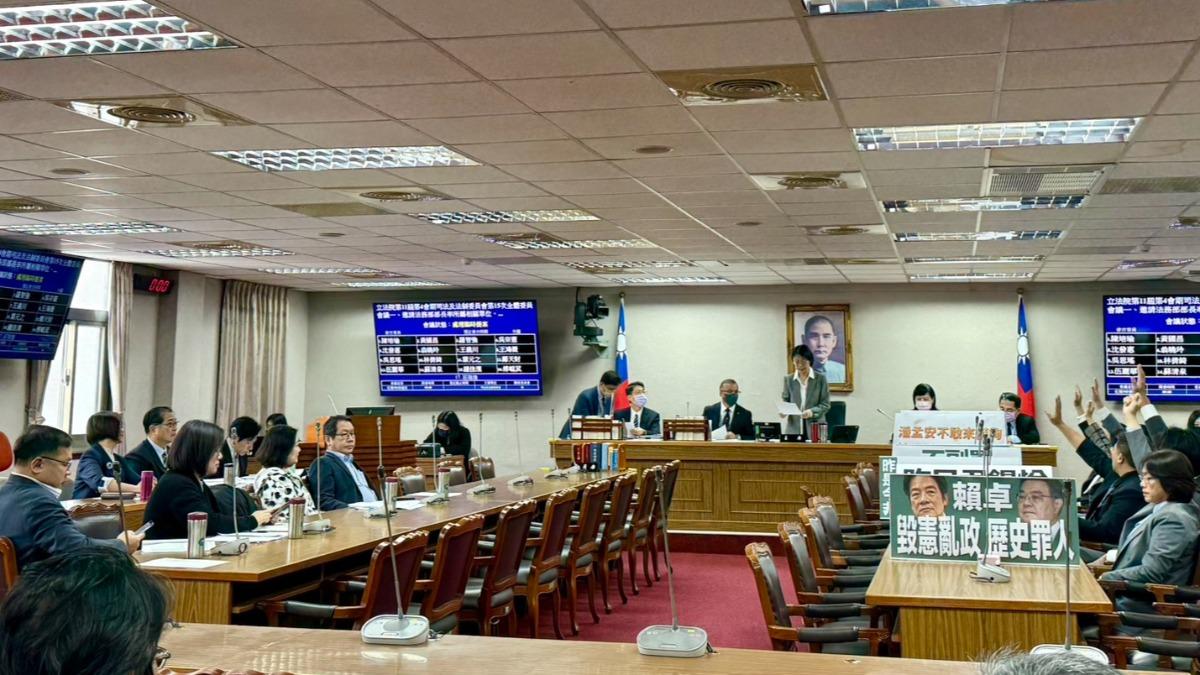 行政院不副署財劃法 立院司委會移請監察院「彈劾卓榮泰」