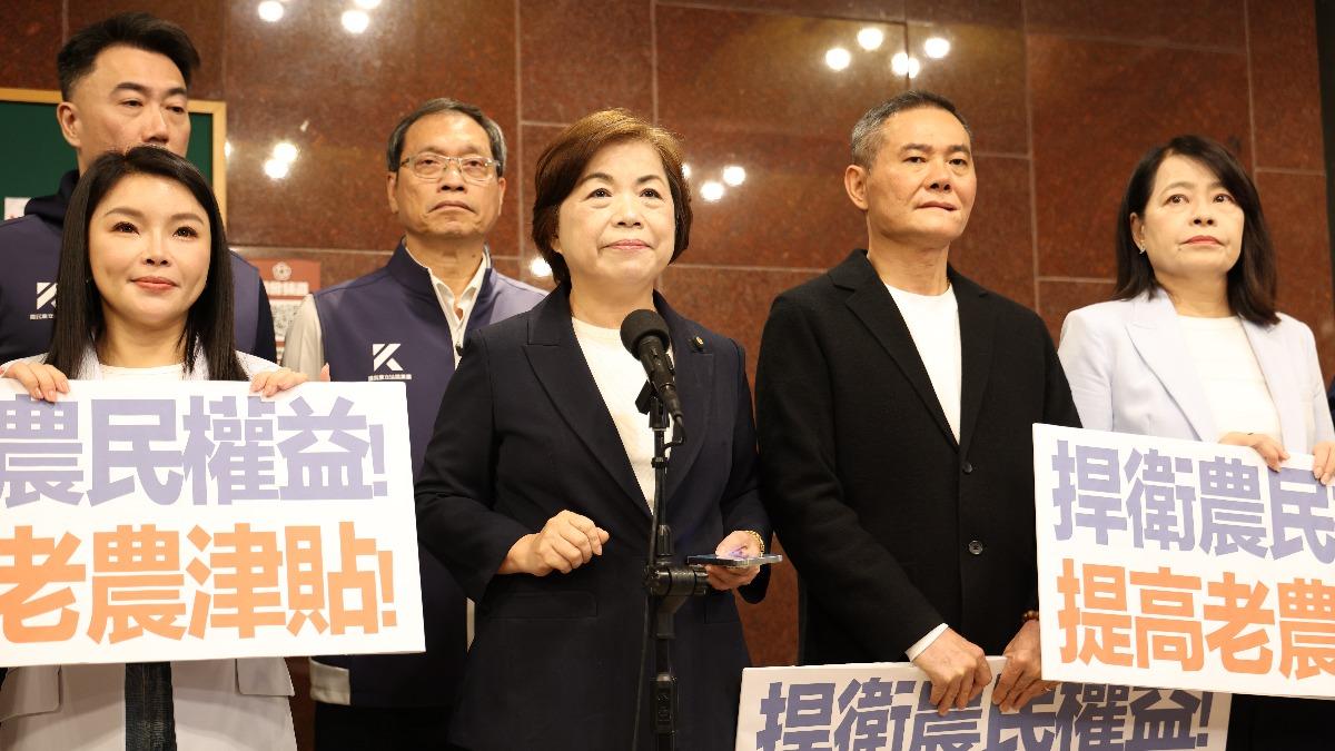 老農津貼14年沒調!藍委喊「漲至1.5萬」:農民都在吃土